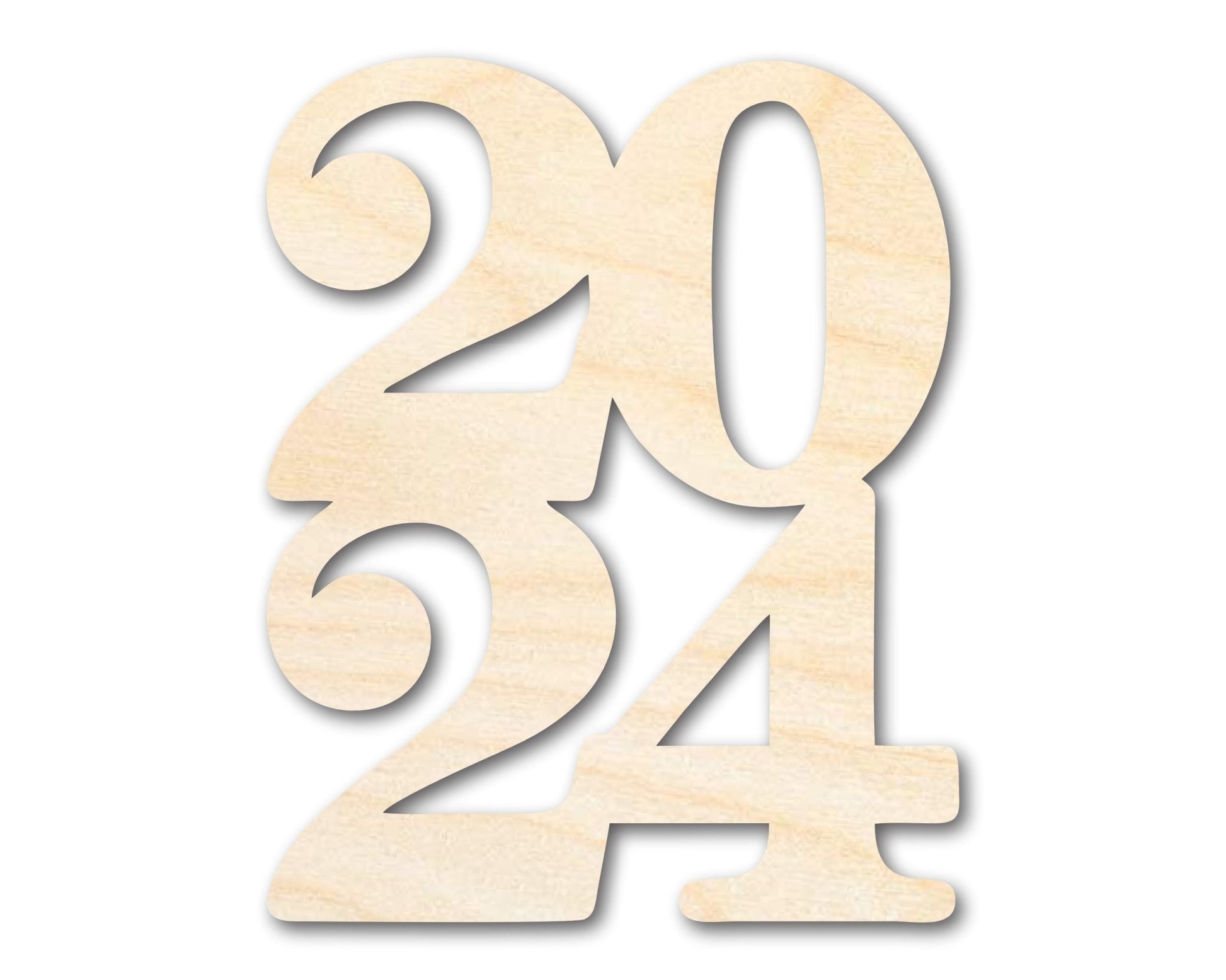 Unfinished 2024 Cutout Graduation Shape | DIY Craft Cutout | up to 46" DIY - NameSigns.com