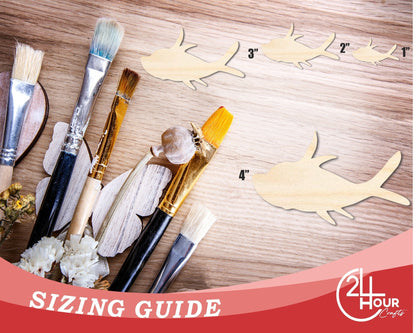 Unfinished Cartoon Fish Wood Cutout Shape | DIY Craft Cutout | up to 46" DIY - NameSigns.com