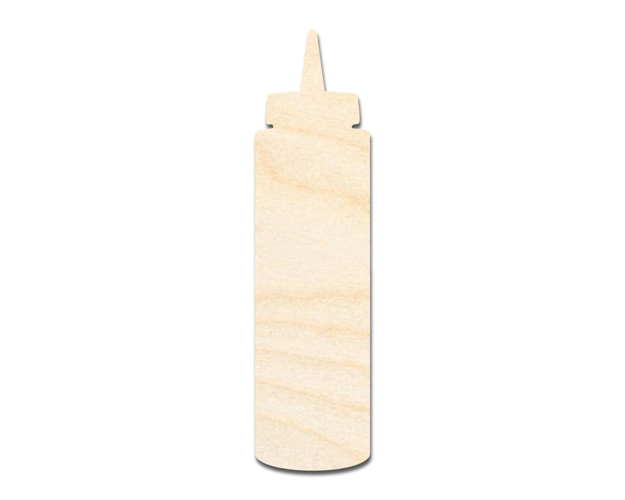 Unfinished Condiment Bottle Shape | DIY Craft Cutout | up to 46" DIY - NameSigns.com