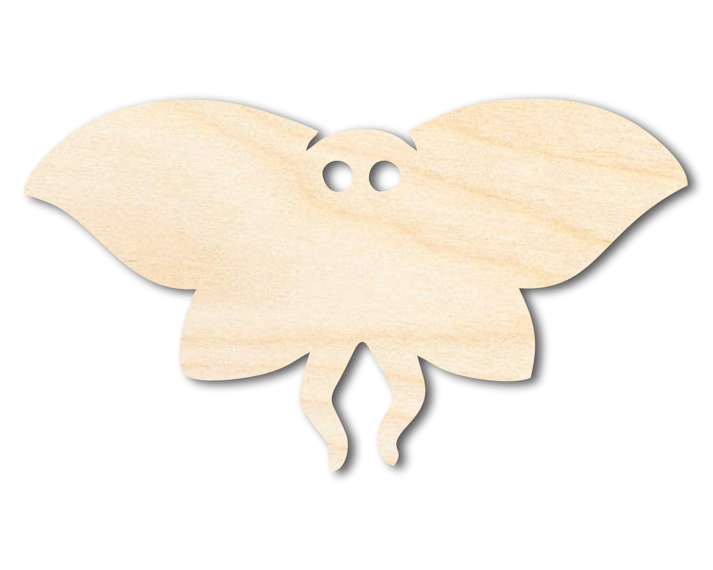 Unfinished Cute Mothman Shape | Halloween Craft Cutout | up to 46" DIY - NameSigns.com