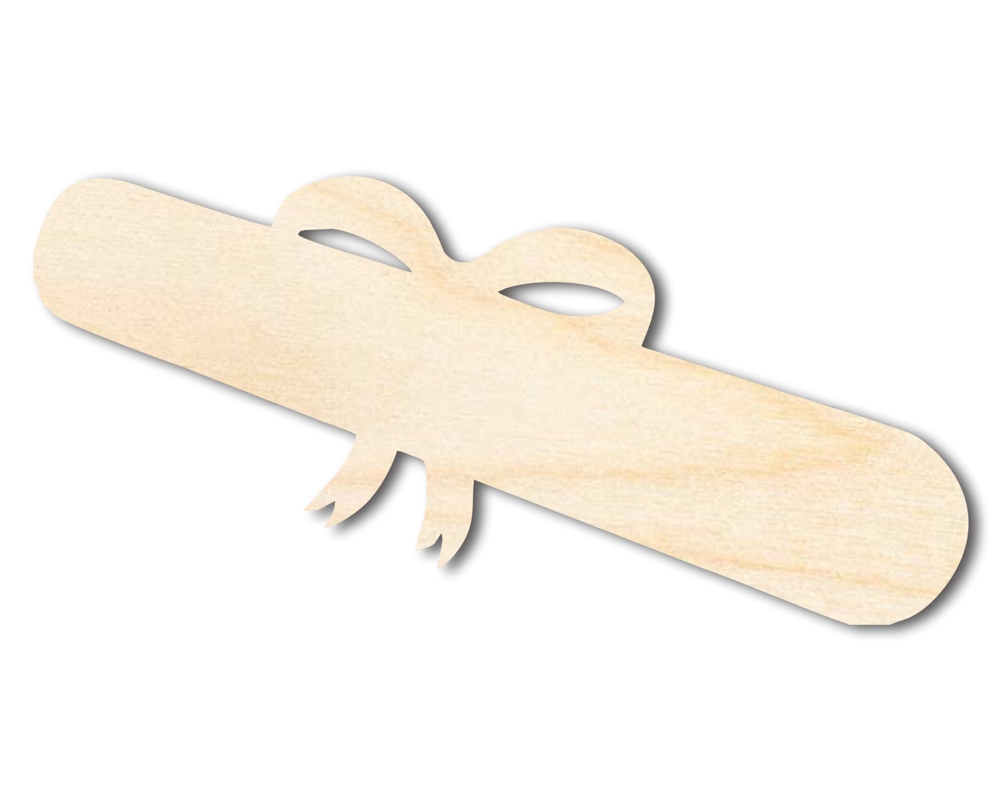 Unfinished Diploma Graduation Shape | DIY Craft Cutout | up to 46" DIY - NameSigns.com