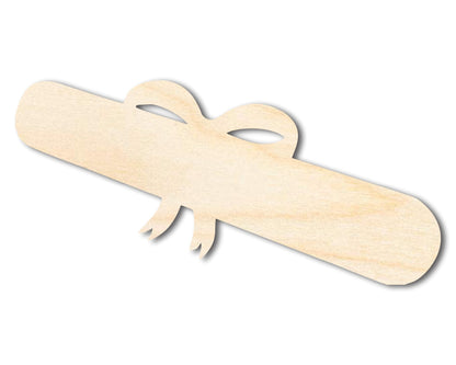 Unfinished Diploma Graduation Shape | DIY Craft Cutout | up to 46" DIY - NameSigns.com