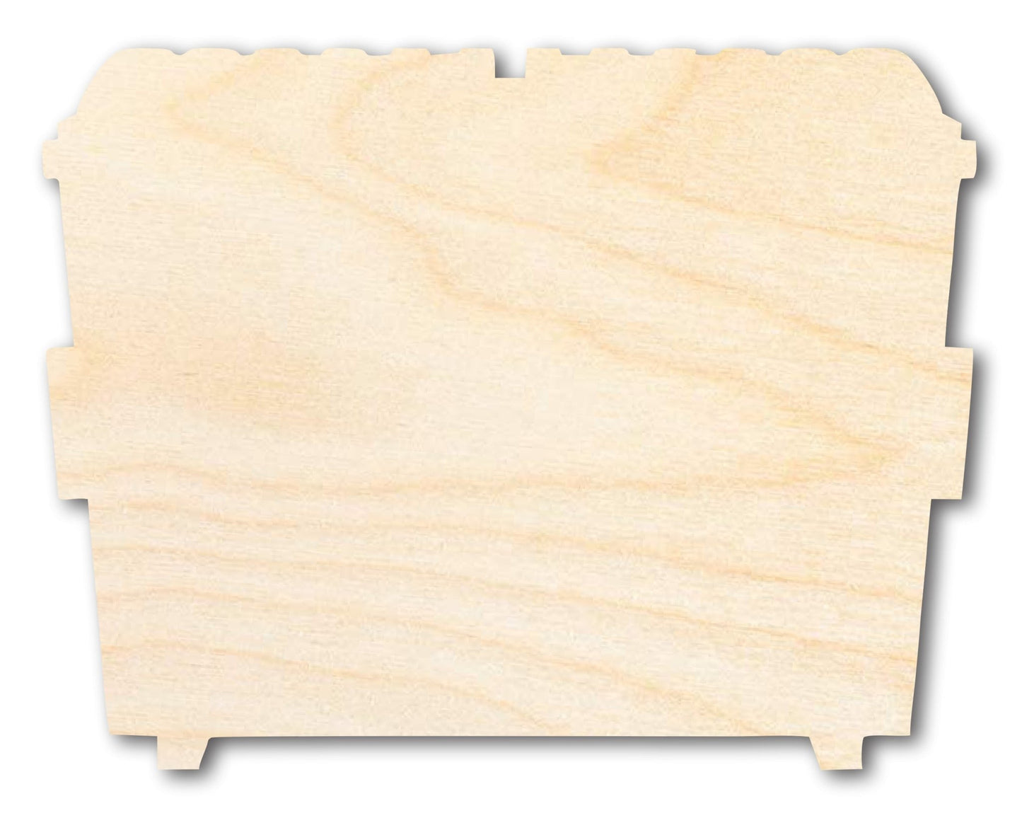 Unfinished Dumpster Shape | DIY Craft Cutout | up to 46" DIY - NameSigns.com