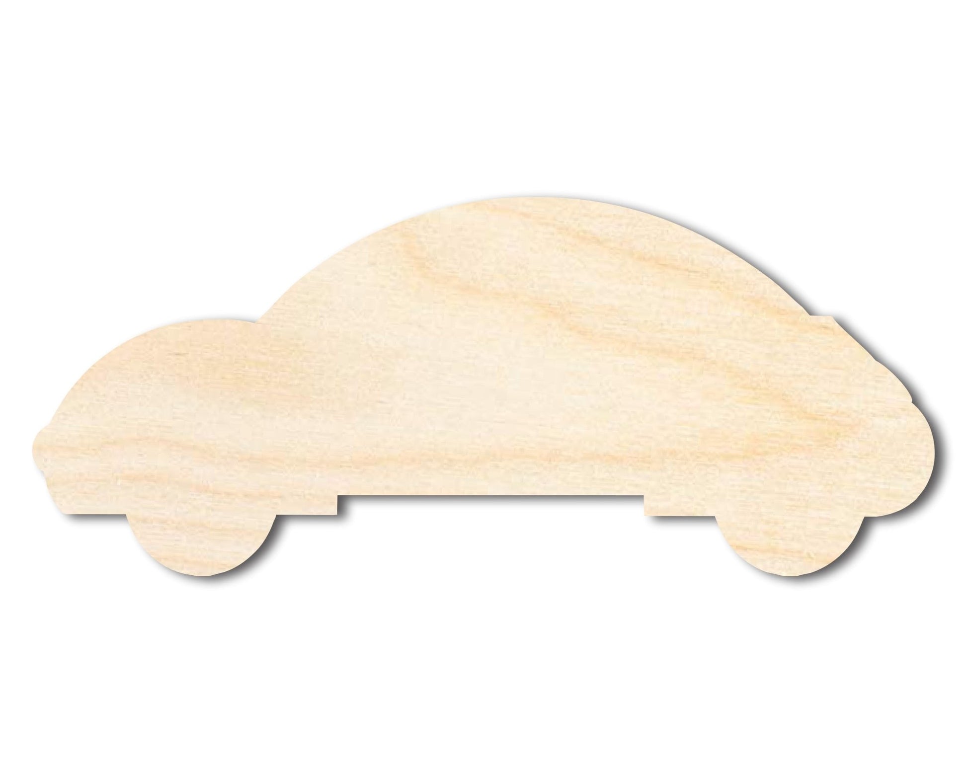 Unfinished Economy Car Shape | DIY Craft Cutout | up to 46" DIY - NameSigns.com