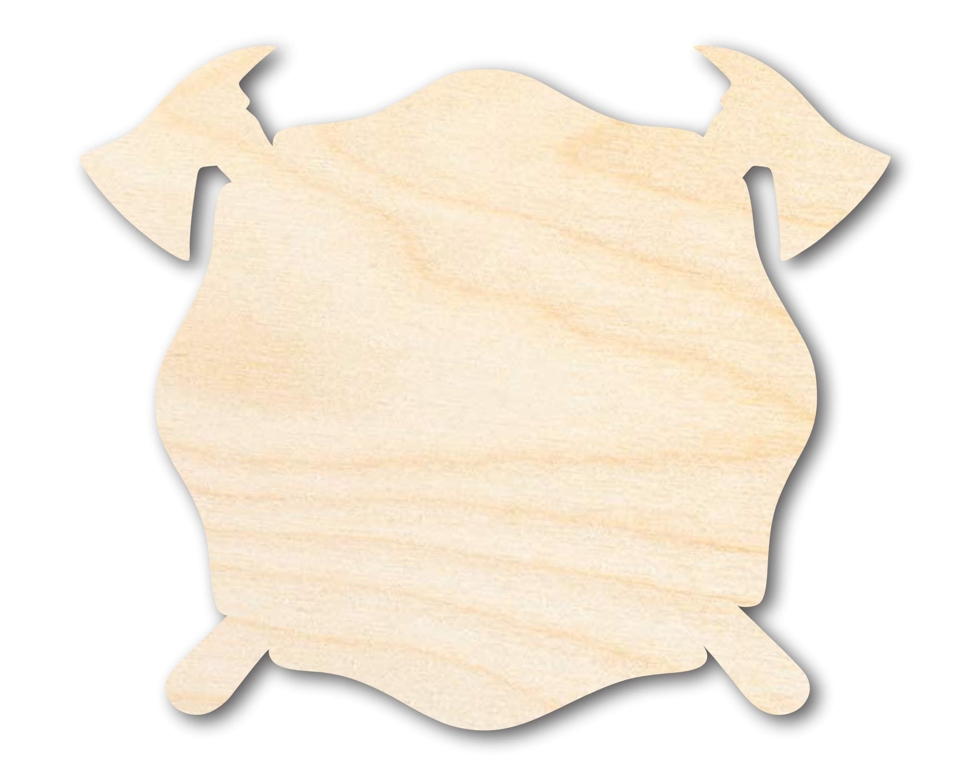 Unfinished Firefighter Symbol Shape | DIY Craft Cutout | up to 46" DIY - NameSigns.com