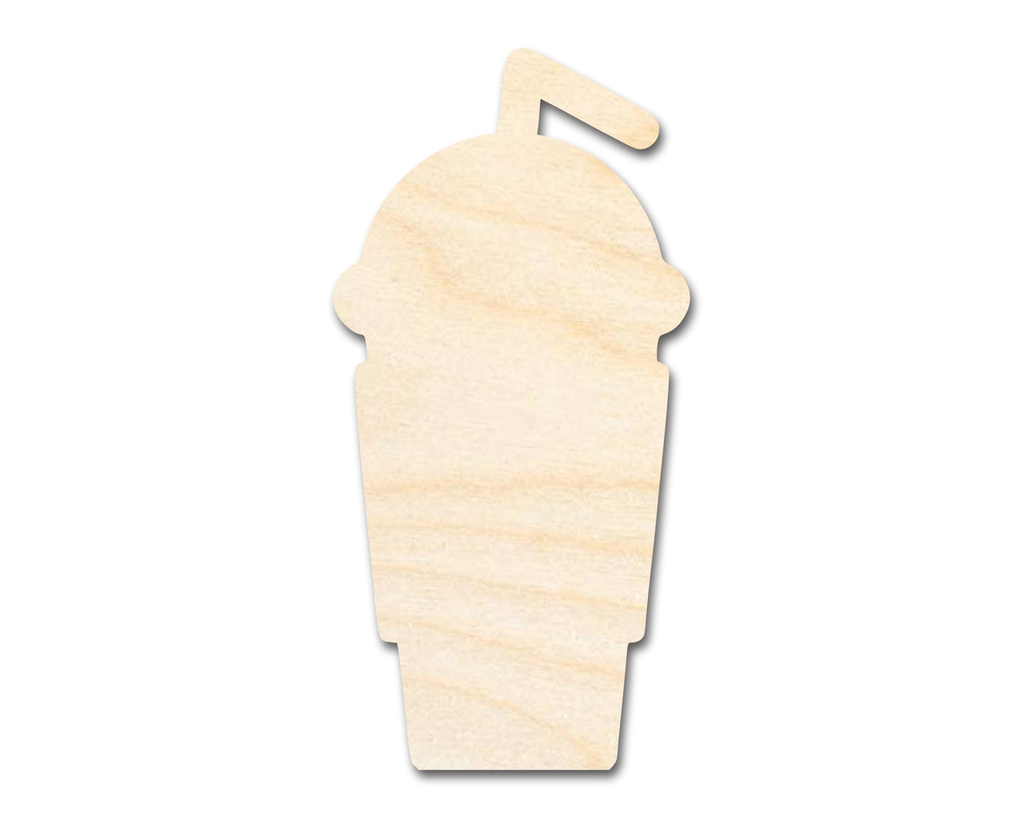 Unfinished Frappuccino Silhouette | DIY Craft Cutout | up to 46" DIY - NameSigns.com