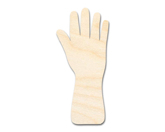 Unfinished Garden Glove Wooden Cutout - Baltic Birch Craft Project Supplies - NameSigns.com