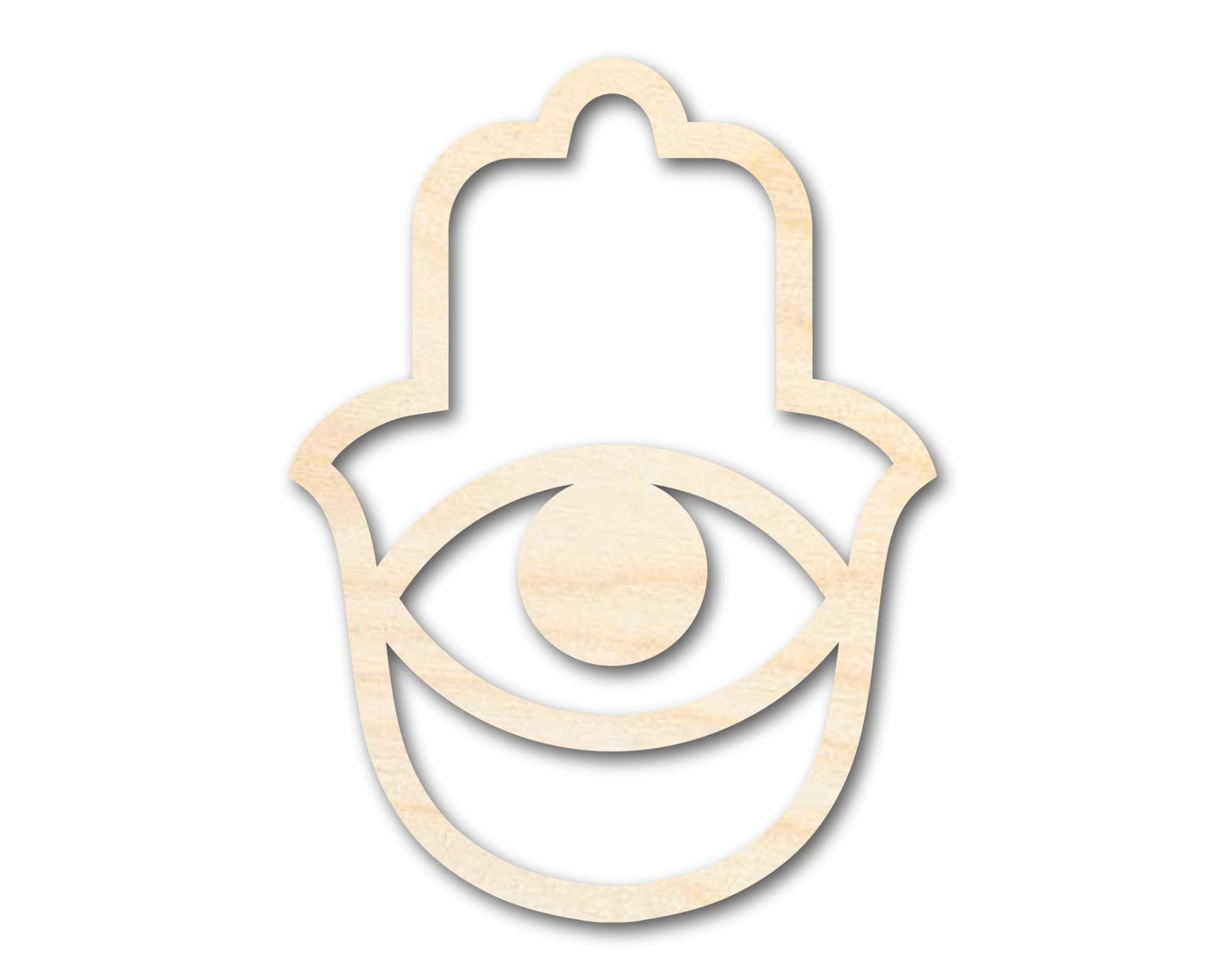 Unfinished Hamsa Eye Shape | DIY Craft Cutout | up to 46" DIY - NameSigns.com