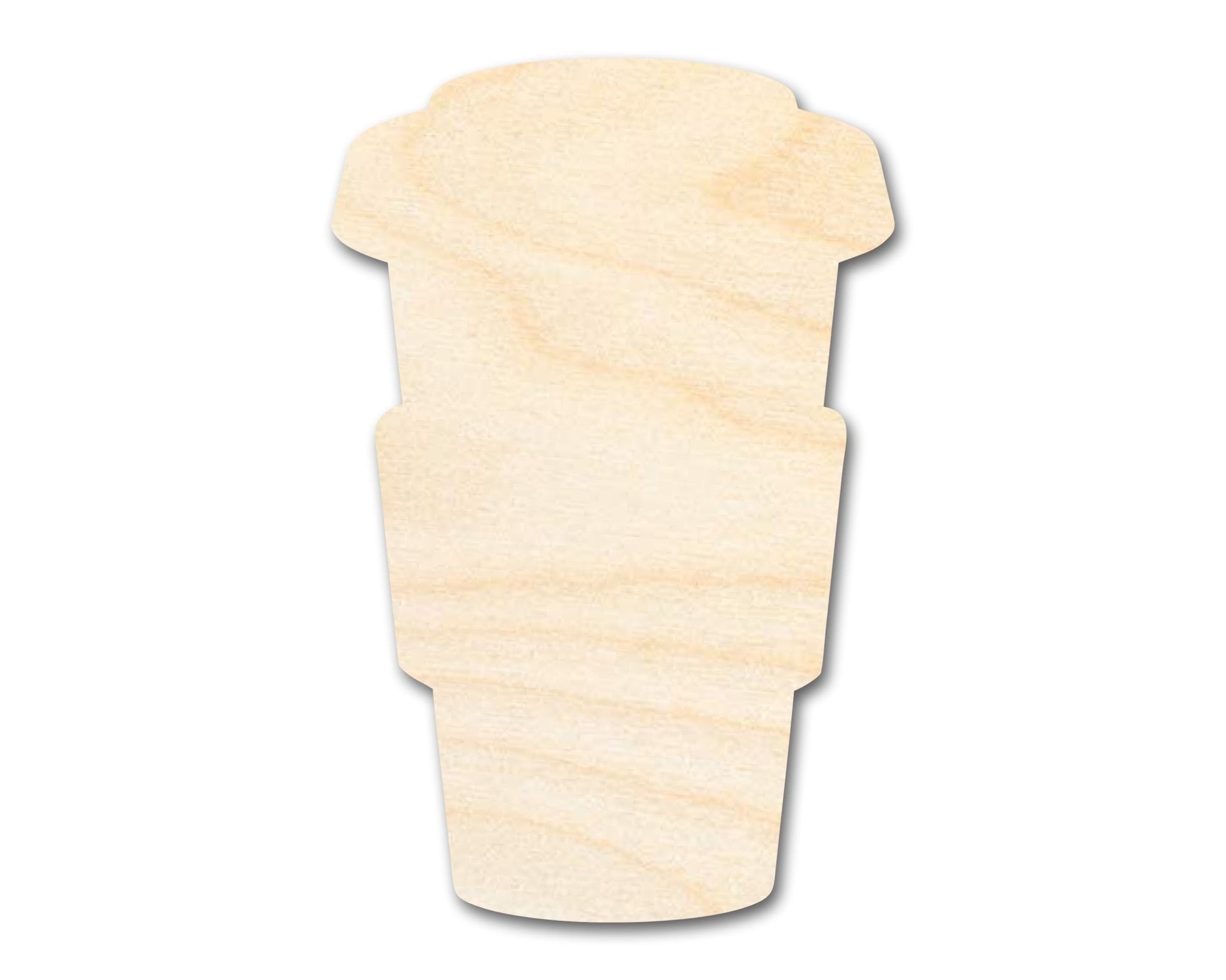 Unfinished Hot Coffee Shape | DIY Craft Cutout | up to 46" DIY - NameSigns.com