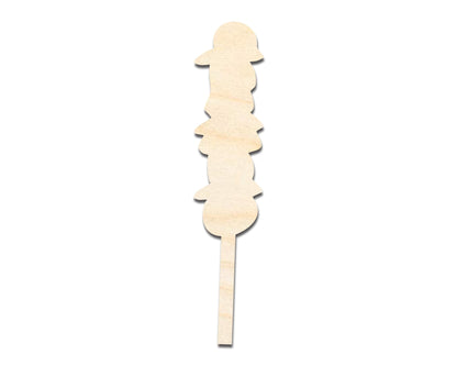 Unfinished Kebab Shape | DIY Craft Cutout | up to 46" DIY - NameSigns.com