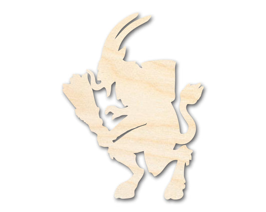 Unfinished Krampus Shape | Craft Cutout | up to 46" DIY - NameSigns.com