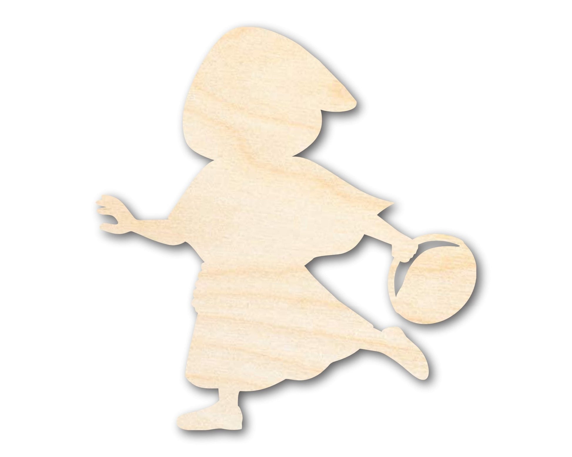Unfinished Little Red Riding Hood Wood Cutout Shape | DIY Craft Cutout | up to 46" DIY - NameSigns.com