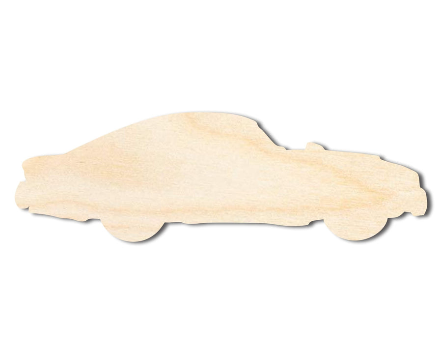 Unfinished Luxury Convertible Shape | DIY Craft Cutout | up to 46" DIY - NameSigns.com