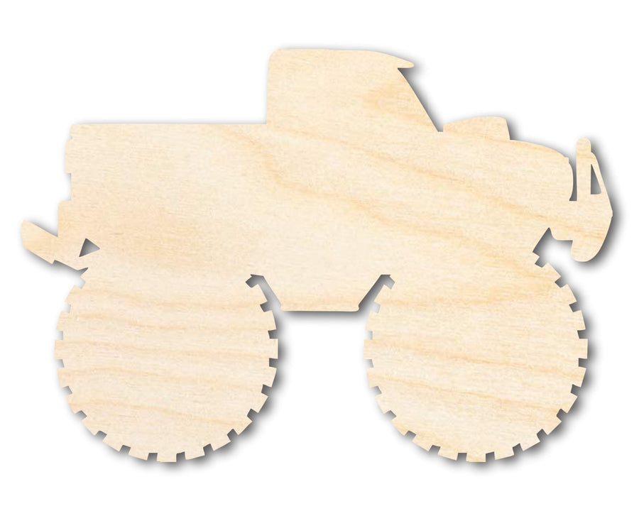 Unfinished Monster Truck Shape | DIY Craft Cutout | up to 46" DIY - NameSigns.com
