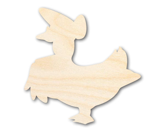 Unfinished Mother Goose Wood Cutout Shape | DIY Craft Cutout | up to 46" DIY - NameSigns.com
