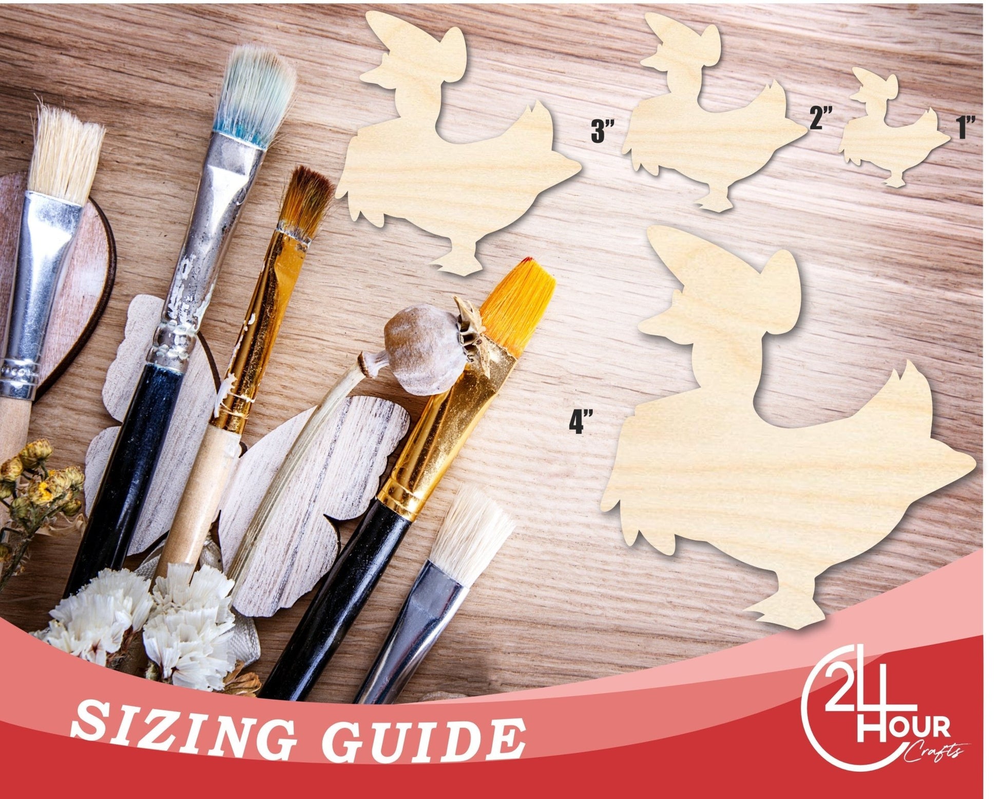 Unfinished Mother Goose Wood Cutout Shape | DIY Craft Cutout | up to 46" DIY - NameSigns.com