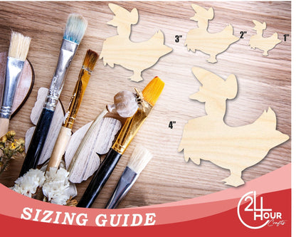 Unfinished Mother Goose Wood Cutout Shape | DIY Craft Cutout | up to 46" DIY - NameSigns.com