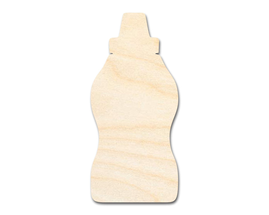 Unfinished Mustard Bottle Shape | DIY Craft Cutout | up to 46" DIY - NameSigns.com