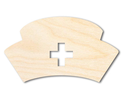 Unfinished Nurse Hat Shape | DIY Craft Cutout | up to 46" DIY - NameSigns.com
