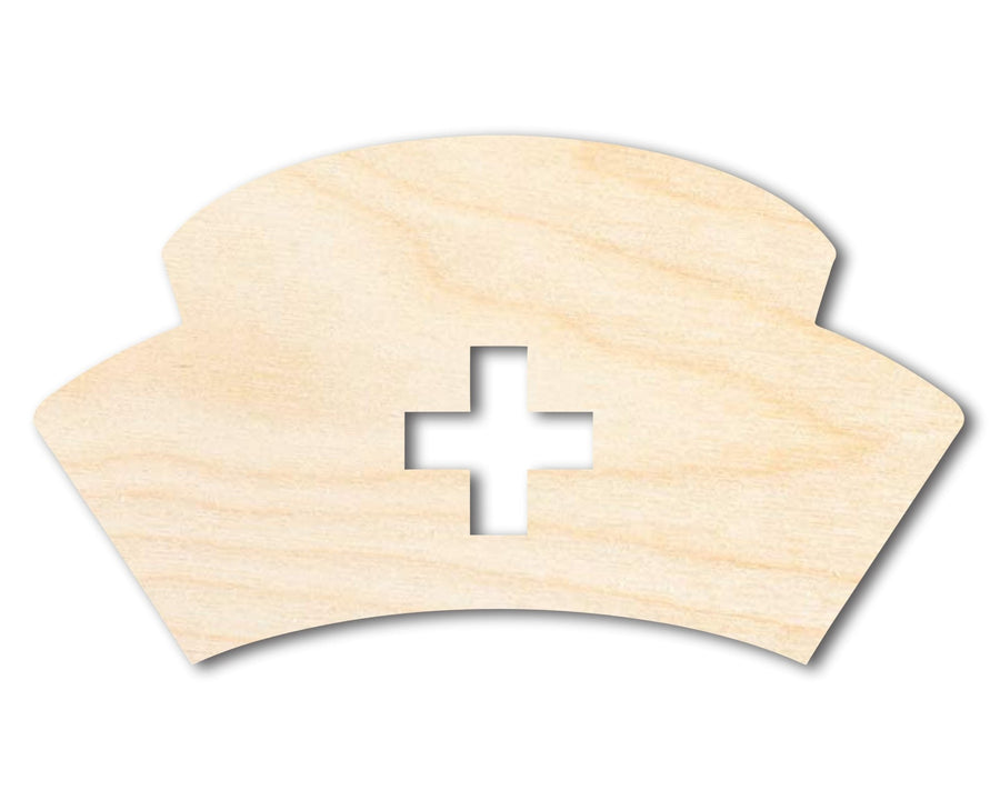 Unfinished Nurse Hat Shape | DIY Craft Cutout | up to 46" DIY - NameSigns.com