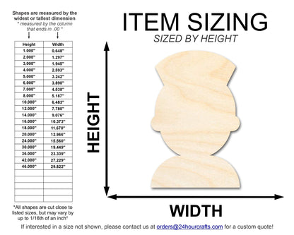 Unfinished Nurse Shape | DIY Craft Cutout | up to 46" DIY - NameSigns.com