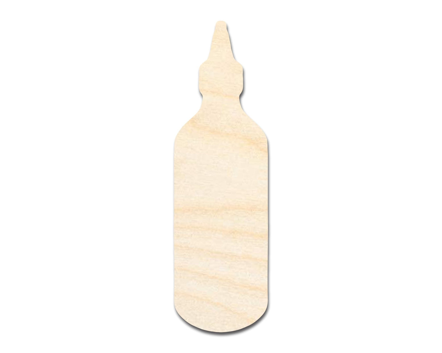 Unfinished Sriracha Bottle Shape | DIY Craft Cutout | up to 46" DIY - NameSigns.com