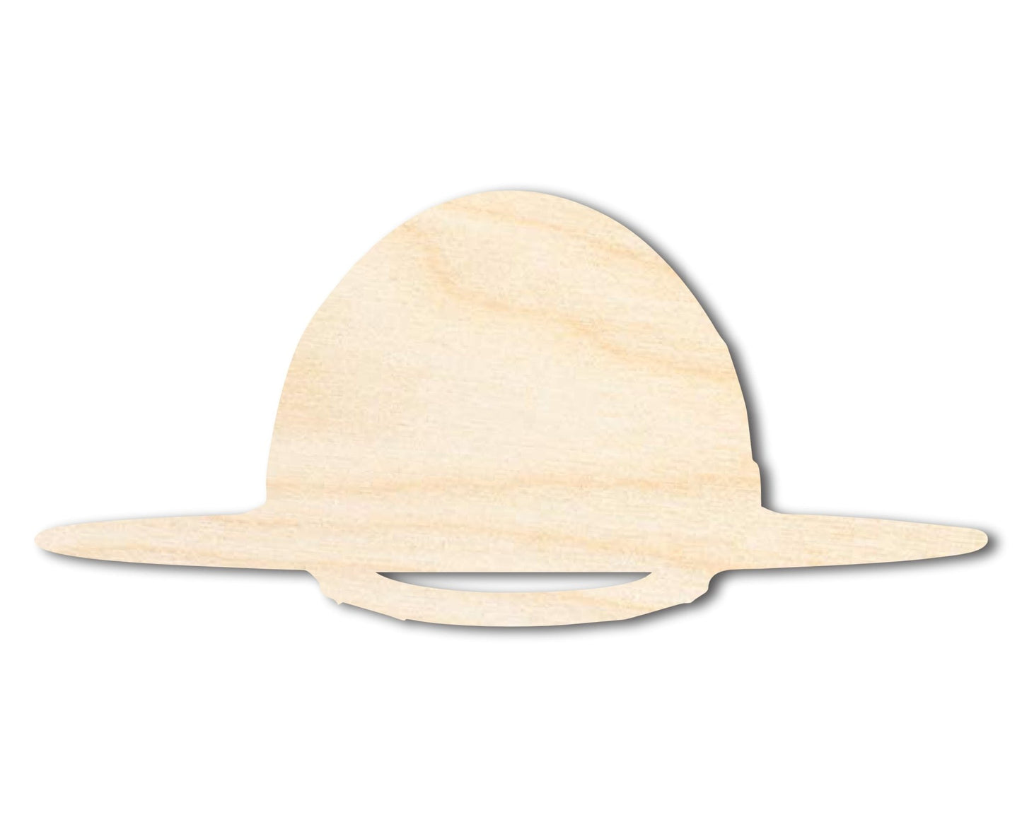 Unfinished State Trooper Hat Shape | DIY Craft Cutout | up to 46" DIY - NameSigns.com