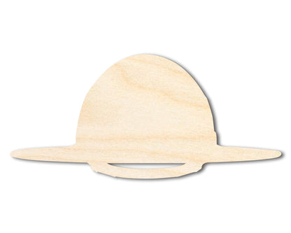 Unfinished State Trooper Hat Shape | DIY Craft Cutout | up to 46" DIY - NameSigns.com