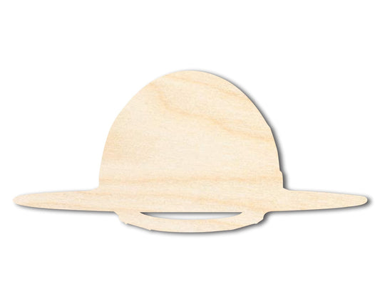 Unfinished State Trooper Hat Shape | DIY Craft Cutout | up to 46" DIY - NameSigns.com