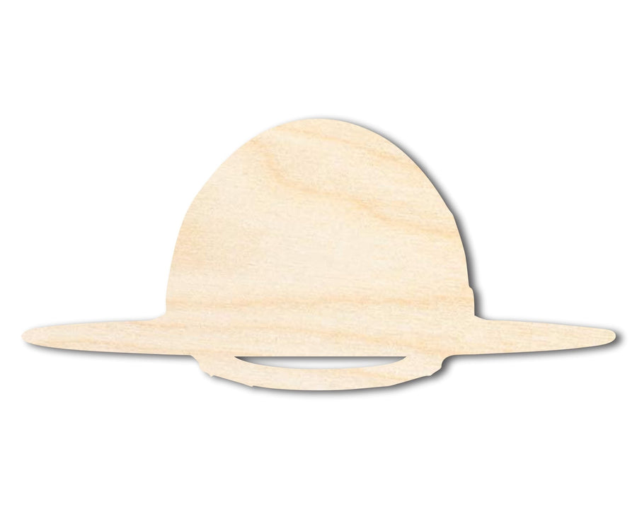 Unfinished State Trooper Hat Shape | DIY Craft Cutout | up to 46" DIY - NameSigns.com