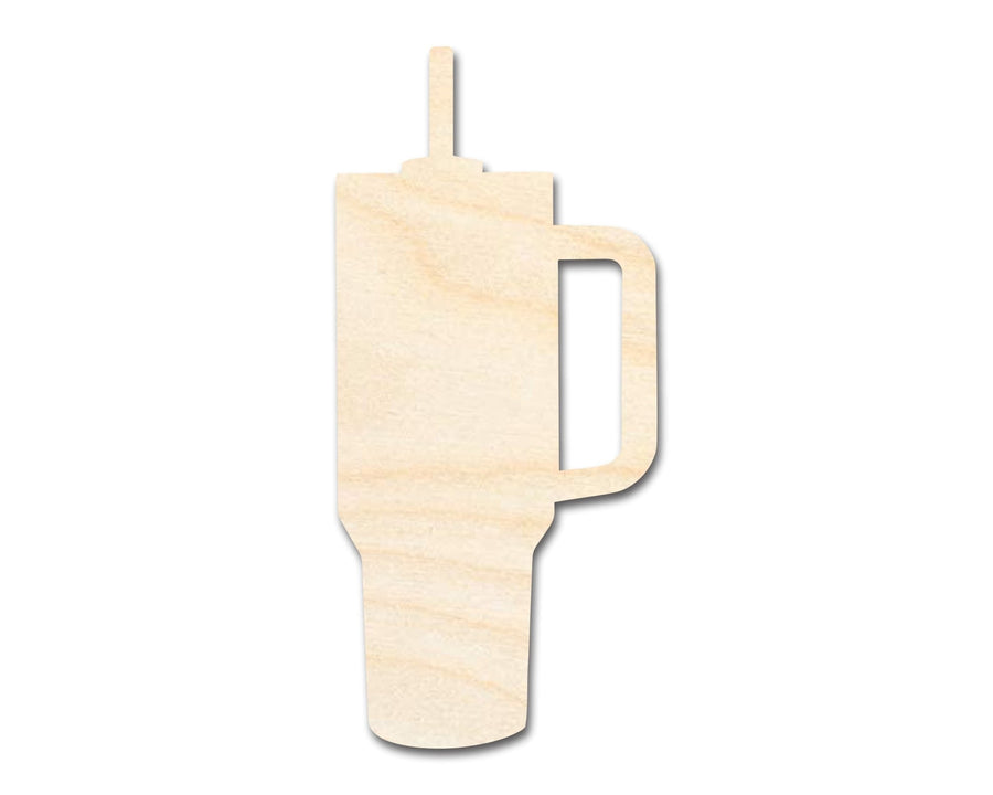 Unfinished Tumbler Silhouette | DIY Craft Cutout | up to 46" DIY - NameSigns.com