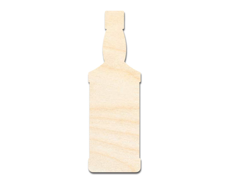 Unfinished Whisky Bottle Shape | DIY Craft Cutout | up to 46" DIY - NameSigns.com