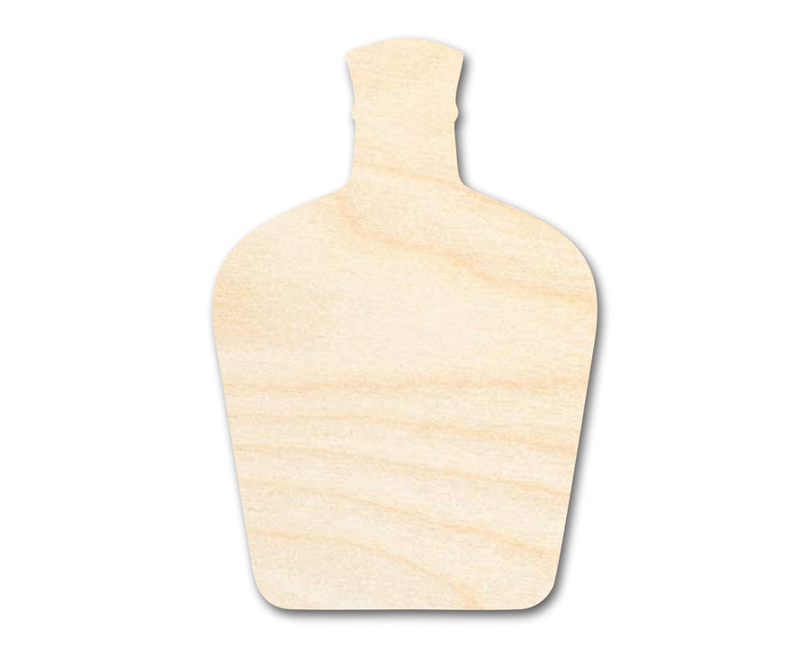 Unfinished Whisky Bottle Silhouette | DIY Craft Cutout | up to 46" DIY - NameSigns.com