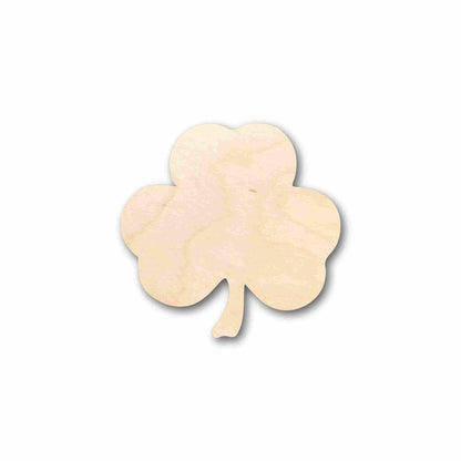 Unfinished Wood 3 Leaf Clover Silhouette - Craft - up to 46" DIY - NameSigns.com