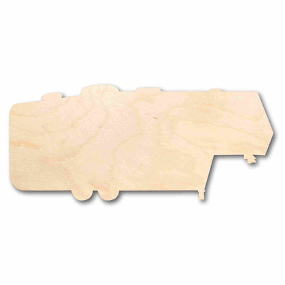 Unfinished Wood 5th Wheel Camper Silhouette - Craft - up to 46" DIY - NameSigns.com