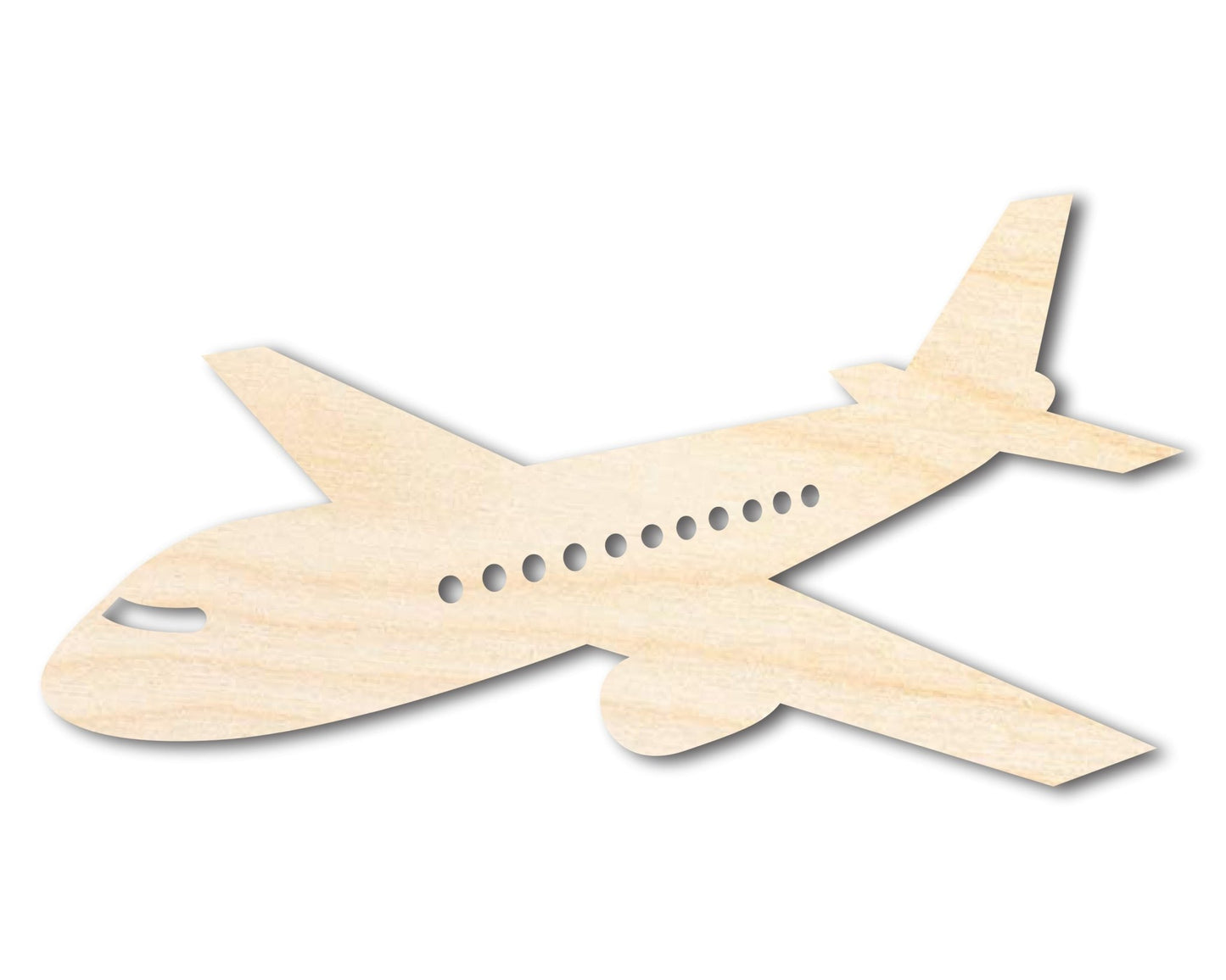 Unfinished Wood Air Plane Shape | DIY Craft Cutout | up to 46" DIY - NameSigns.com
