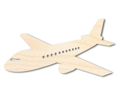 Unfinished Wood Air Plane Shape | DIY Craft Cutout | up to 46" DIY - NameSigns.com