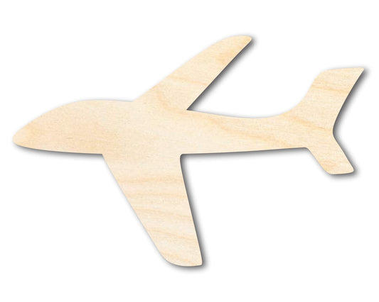 Unfinished Wood Airplane Shape | Craft Cutout | Up to 36" - NameSigns.com