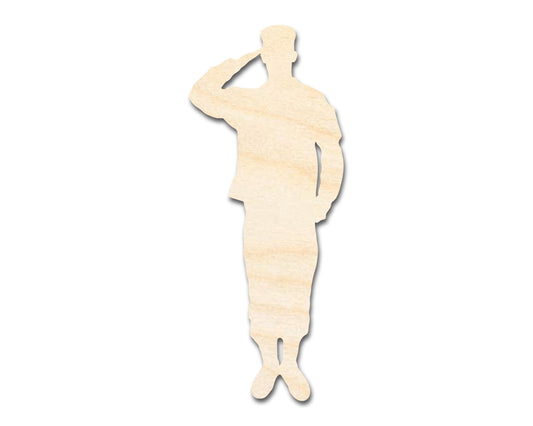 Unfinished Wood American Hero Shape | DIY Craft Cutout | up to 46" DIY - NameSigns.com