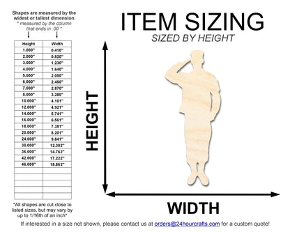 Unfinished Wood American Hero Shape | DIY Craft Cutout | up to 46" DIY - NameSigns.com