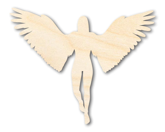 Unfinished Wood Angel Shape | Craft Cutout | up to 46" DIY - NameSigns.com