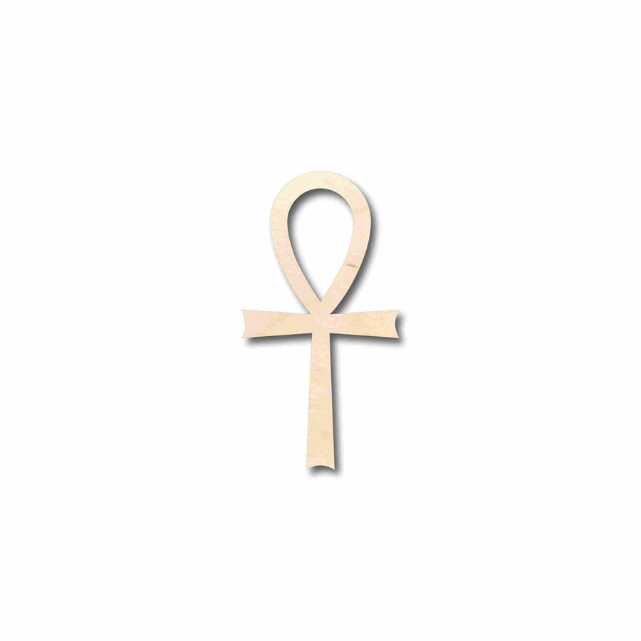 Unfinished Wood Ankh Silhouette - Craft - up to 46" DIY - NameSigns.com