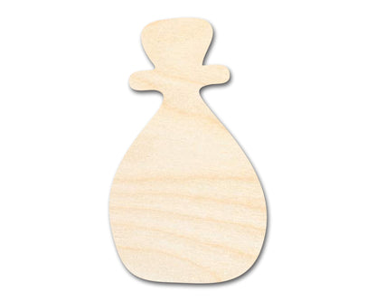 Unfinished Wood Apothecary Potion Bottle Shape - Craft - up to 46" - NameSigns.com