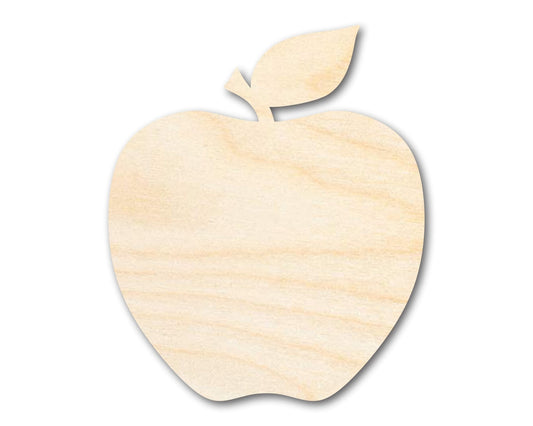 Unfinished Wood Apple Shape | DIY School Teacher Craft | Up to 36" - NameSigns.com