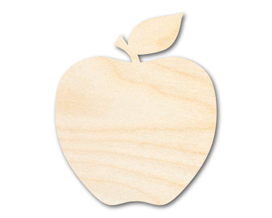 Unfinished Wood Apple Shape | DIY School Teacher Craft | Up to 36" - NameSigns.com