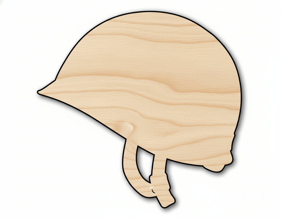 Unfinished Wood Army Helmet Shape | DIY Craft Cutout | up to 46" DIY - NameSigns.com