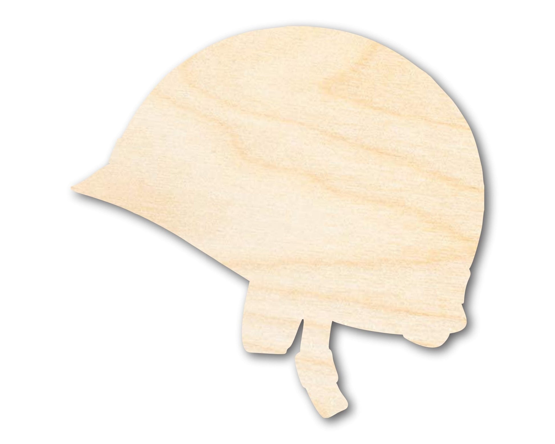 Unfinished Wood Army Helmet Shape | DIY Craft Cutout | up to 46" DIY - NameSigns.com