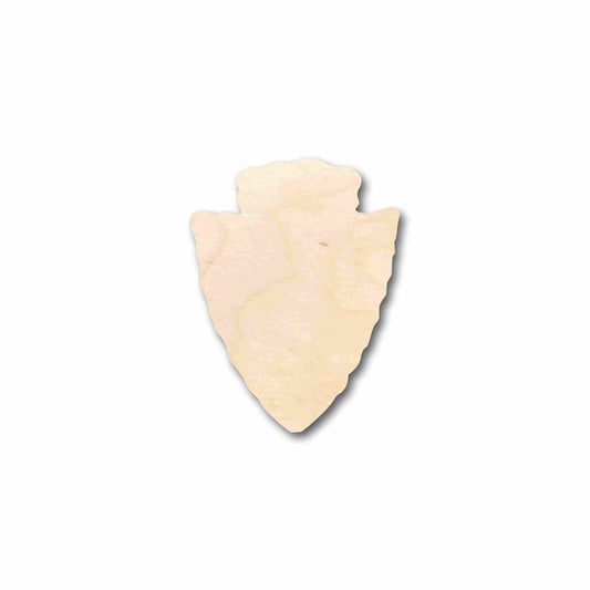 Unfinished Wood Arrow Head Silhouette - Craft - up to 46" DIY - NameSigns.com