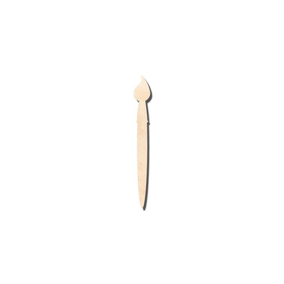 Unfinished Wood Artist Paint Brush Shape - Craft - up to 46" DIY - NameSigns.com