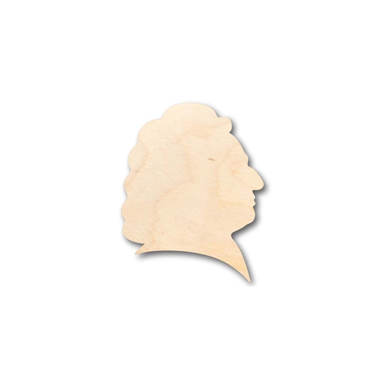 Unfinished Wood Bach Shape - Music - History - Craft - up to 46" DIY - NameSigns.com